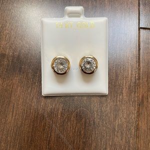 Gold Stud Earrings